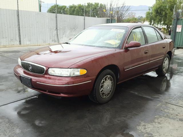 2G4WS52J521214377 - 2002 BUICK CENTURY CU MAROON photo 2