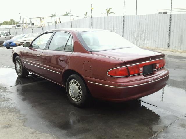 2G4WS52J521214377 - 2002 BUICK CENTURY CU MAROON photo 3