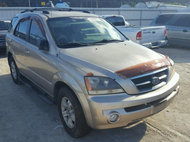 KNDJD733055343134 - 2005 KIA SORENTO EX BEIGE photo 1