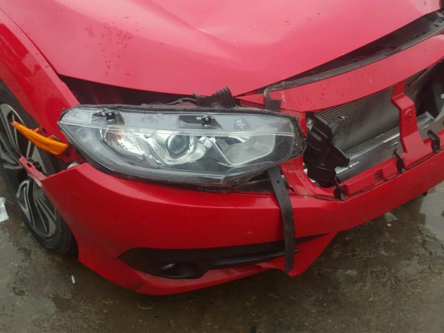 2HGFC1F32GH638881 - 2016 HONDA CIVIC EX წითელი ფოტო 10