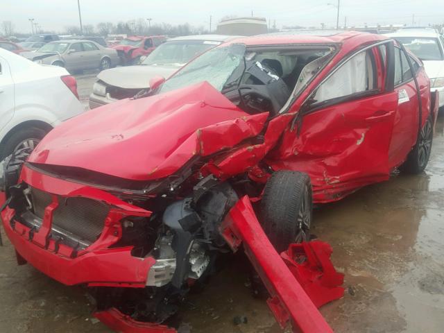 2HGFC1F32GH638881 - 2016 HONDA CIVIC EX წითელი ფოტო 2