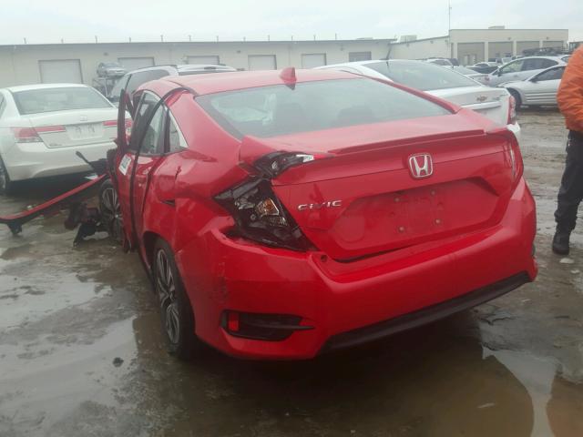 2HGFC1F32GH638881 - 2016 HONDA CIVIC EX RED photo 3