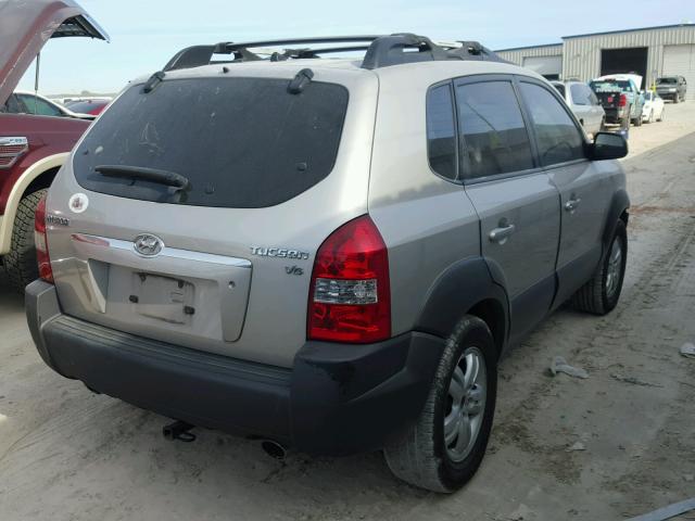 KM8JN12D56U354802 - 2006 HYUNDAI TUCSON GLS SILVER photo 4