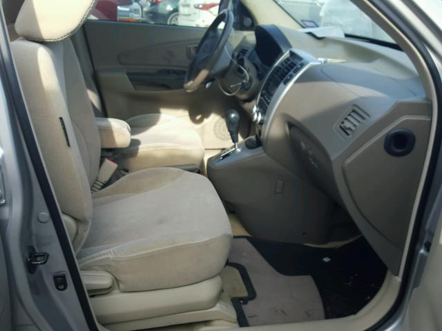 KM8JN12D56U354802 - 2006 HYUNDAI TUCSON GLS SILVER photo 5