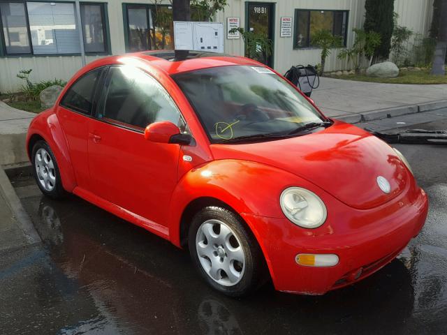 3VWCK21C42M458536 - 2002 VOLKSWAGEN NEW BEETLE RED photo 1