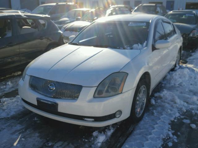 1N4BA41E54C845685 - 2004 NISSAN MAXIMA SE WHITE photo 2