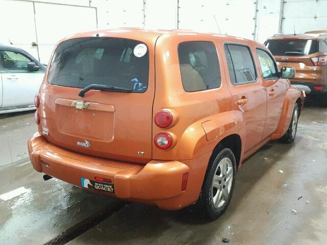 3GNDA23D78S570744 - 2008 CHEVROLET HHR LT ORANGE photo 4