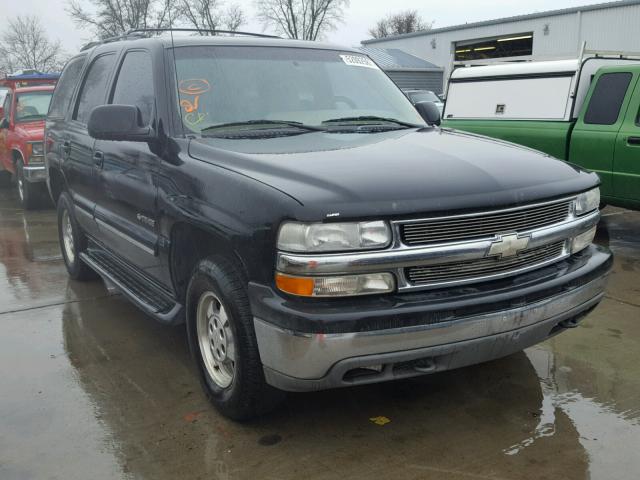 1GNEC13T61R213662 - 2001 CHEVROLET TAHOE C150 BLACK photo 1