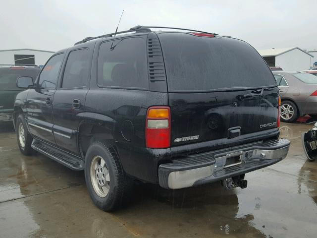 1GNEC13T61R213662 - 2001 CHEVROLET TAHOE C150 BLACK photo 3