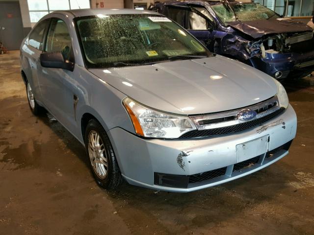 1FAHP33N28W177297 - 2008 FORD FOCUS SE BLUE photo 1