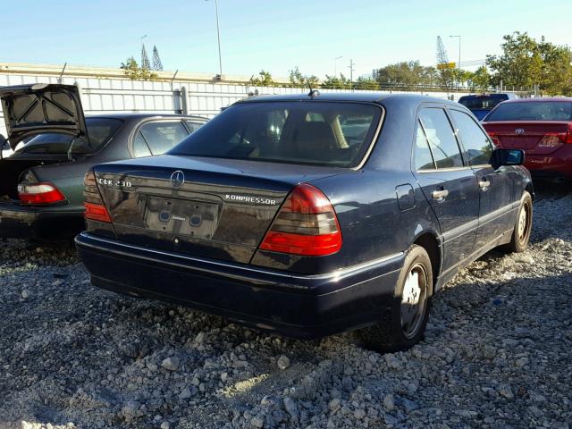 WDBHA24G8YF946115 - 2000 MERCEDES-BENZ C 230 BLUE photo 4