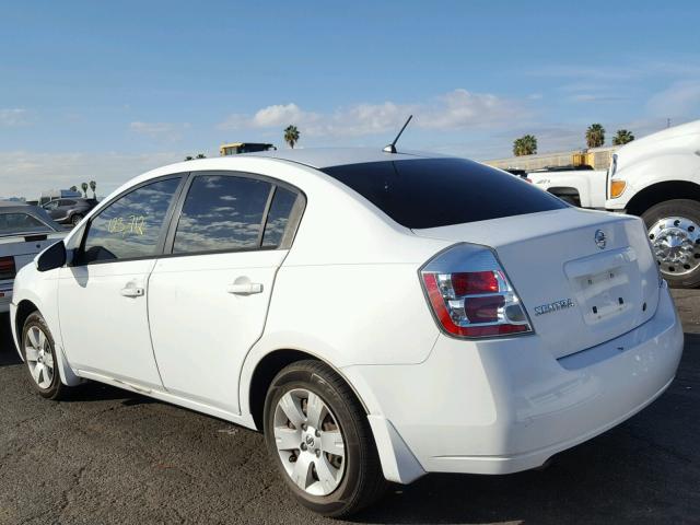 3N1AB61EX8L731726 - 2008 NISSAN SENTRA 2.0 WHITE photo 3