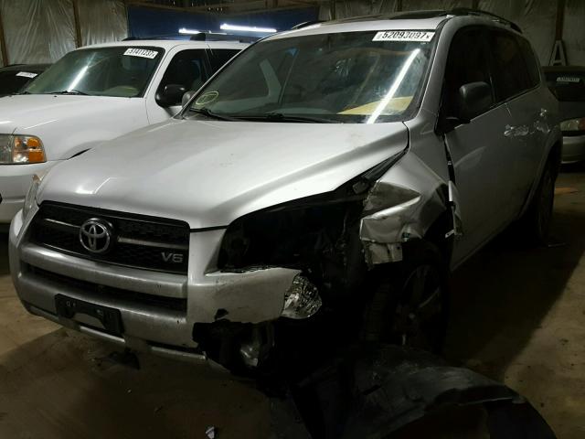 2T3RK4DV9BW037674 - 2011 TOYOTA RAV4 SPORT SILVER photo 2