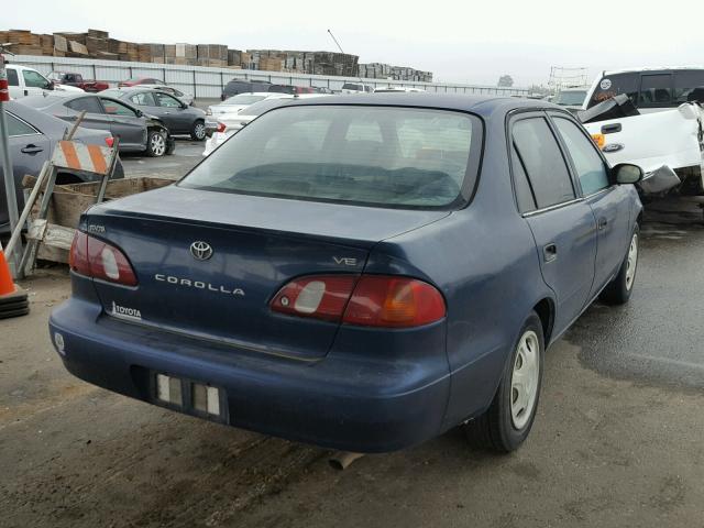 1NXBR12E4WZ103853 - 1998 TOYOTA COROLLA VE BLUE photo 4