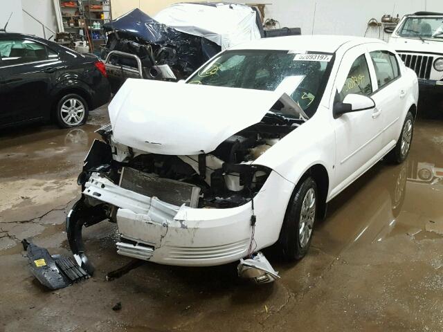 1G1AL55FX87233384 - 2008 CHEVROLET COBALT LT WHITE photo 2