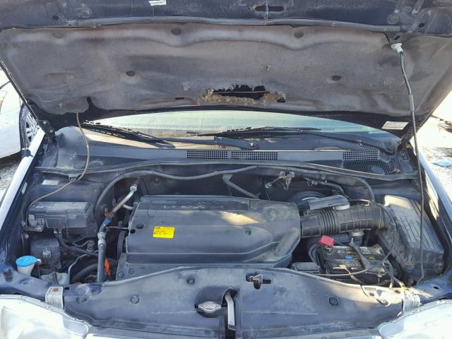 5FNRL18004B037730 - 2004 HONDA ODYSSEY EX BLUE photo 7