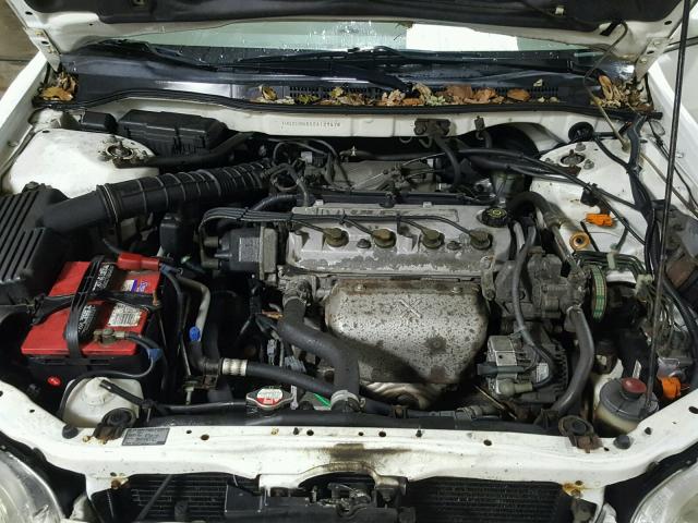 1HGCG66862A129478 - 2002 HONDA ACCORD EX WHITE photo 7