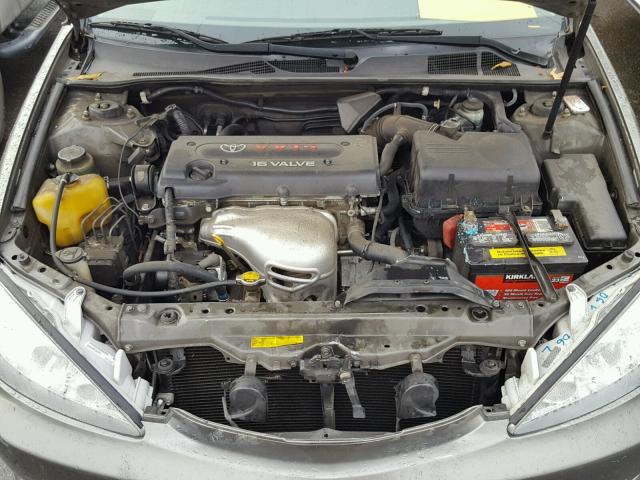 JTDBE32K920063434 - 2002 TOYOTA CAMRY LE GRAY photo 7