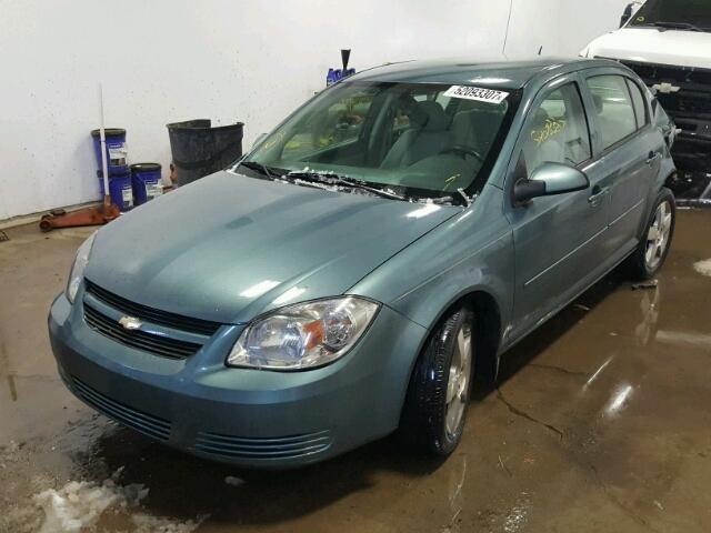 1G1AD5F57A7124647 - 2010 CHEVROLET COBALT 1LT TEAL photo 2