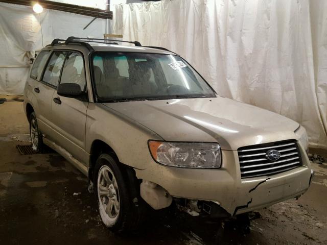 JF1SG63616H733729 - 2006 SUBARU FORESTER 2 TAN photo 1