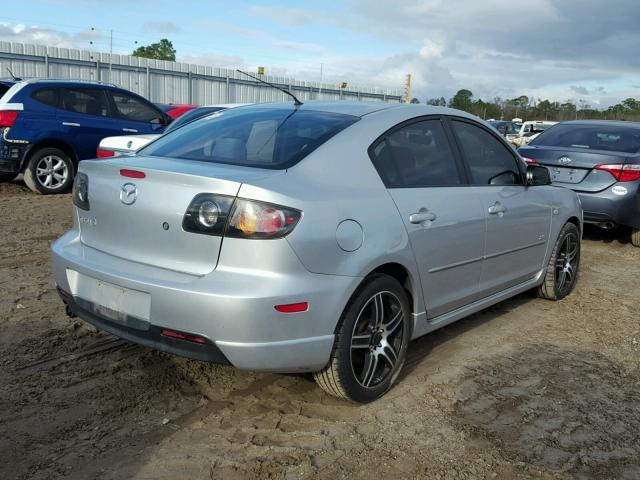 JM1BK323061536378 - 2006 MAZDA 3 S SILVER photo 4