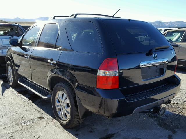 2HNYD189X3H554785 - 2003 ACURA MDX TOURIN BLACK photo 3