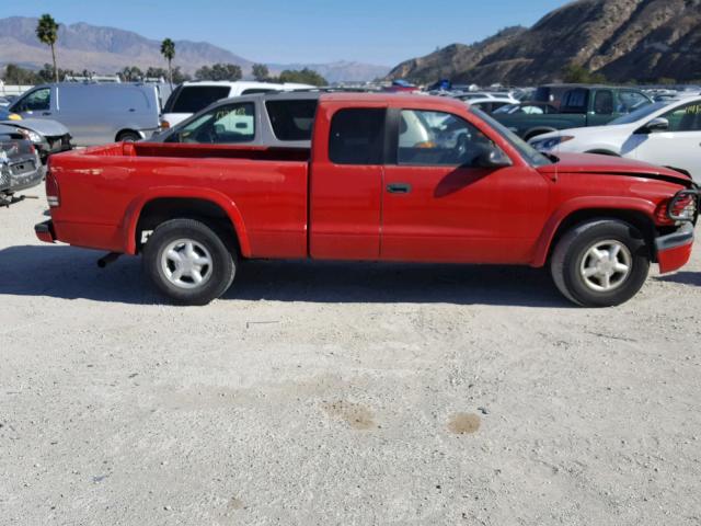 1B7GL23X7VS115863 - 1997 DODGE DAKOTA RED photo 9