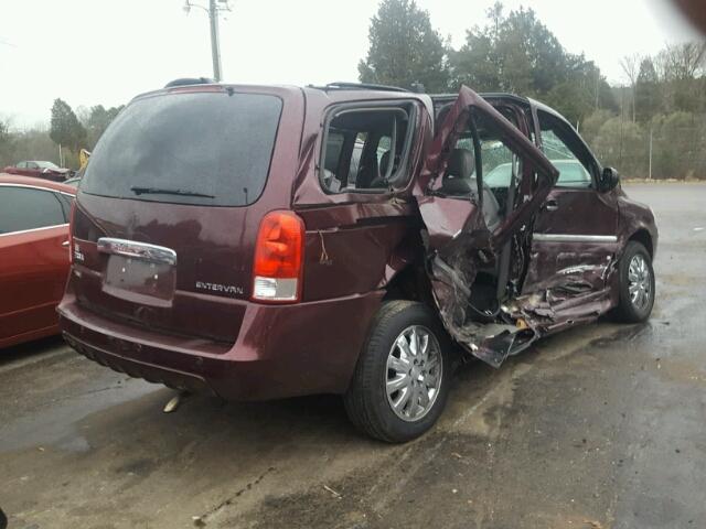 4GLDV13W07D206638 - 2007 BUICK TERRAZA IN MAROON photo 4