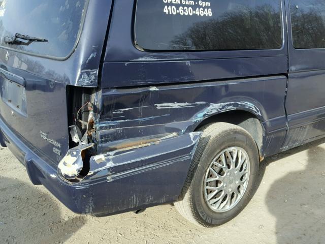 1P4GH44RXRX316982 - 1994 PLYMOUTH GRAND VOYA BLUE photo 9