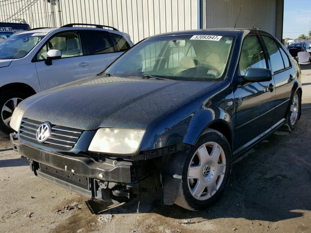 3VWSG29M81M067950 - 2001 VOLKSWAGEN JETTA GLS BLUE photo 2