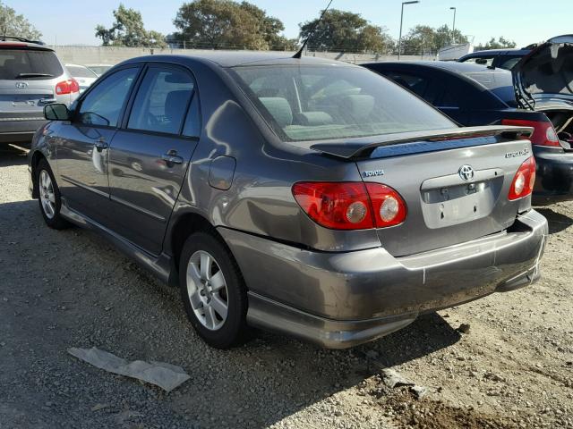 1NXBR32E35Z425166 - 2005 TOYOTA COROLLA CE SILVER photo 3