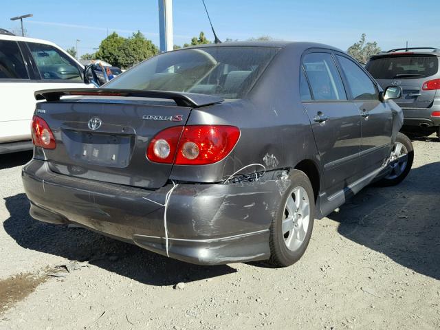 1NXBR32E35Z425166 - 2005 TOYOTA COROLLA CE SILVER photo 4