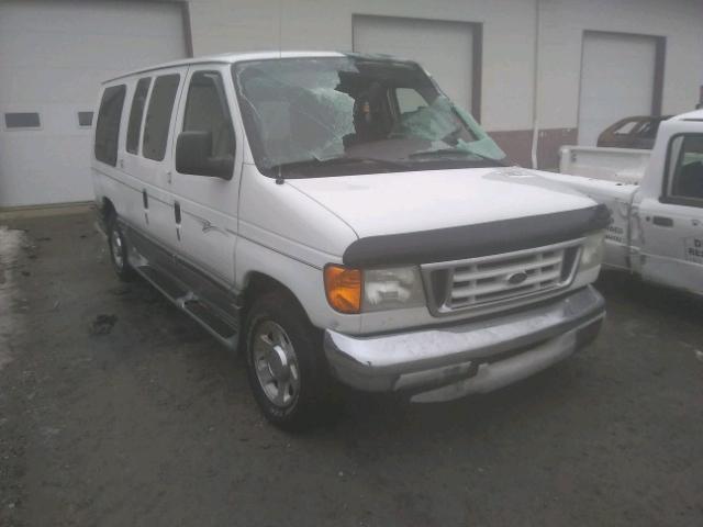 1FDRE14L64HA27290 - 2004 FORD ECONOLINE WHITE photo 1