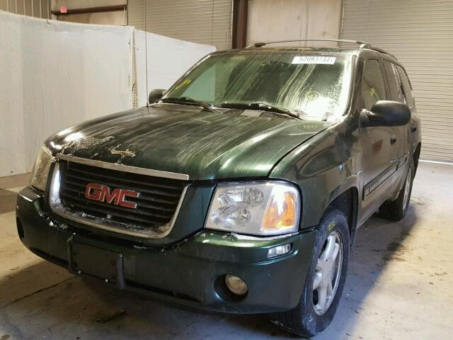 1GKDT13S342406493 - 2004 GMC ENVOY GREEN photo 2