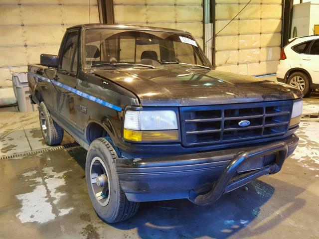 1FTEF14H7NLA52015 - 1992 FORD F150 BLACK photo 1