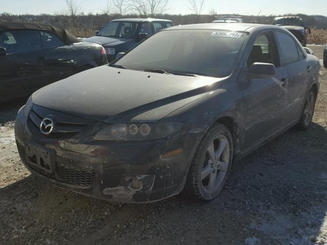 1YVHP80D265M41182 - 2006 MAZDA 6 S BLACK photo 2