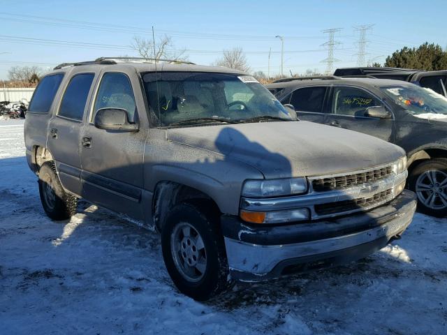 1GNEC13T01J121722 - 2001 CHEVROLET TAHOE C150 TAN photo 1