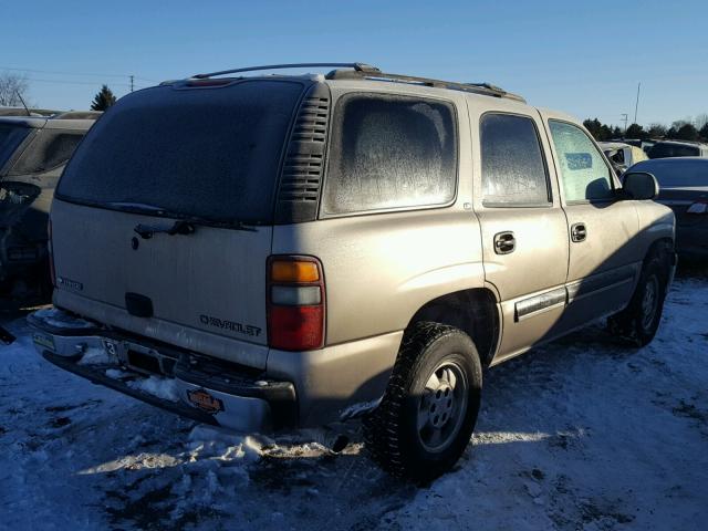 1GNEC13T01J121722 - 2001 CHEVROLET TAHOE C150 TAN photo 4