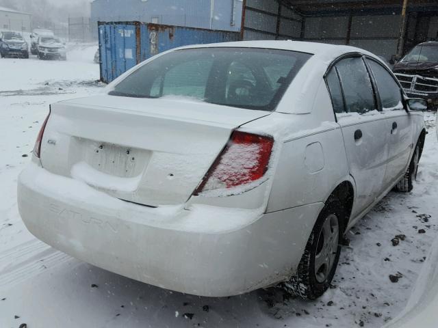 1G8AG52FX3Z150710 - 2003 SATURN ION LEVEL WHITE photo 4