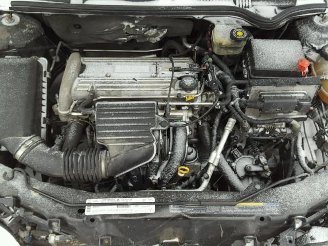 1G8AG52FX3Z150710 - 2003 SATURN ION LEVEL WHITE photo 7