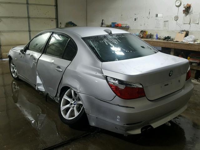 WBANB33594B110254 - 2004 BMW 545 I SILVER photo 3