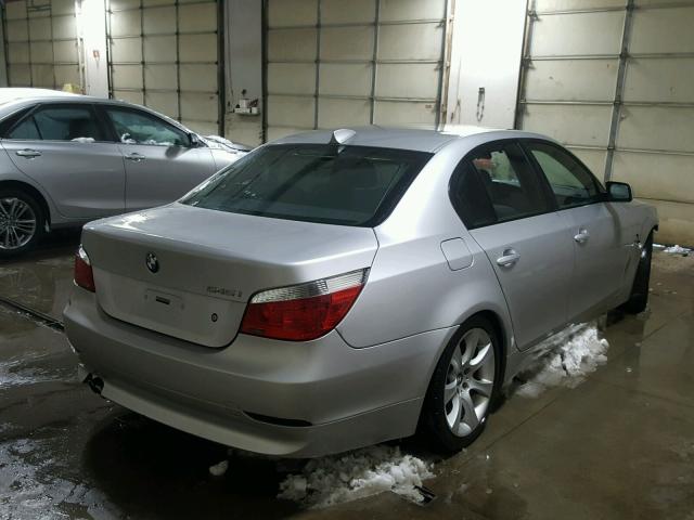 WBANB33594B110254 - 2004 BMW 545 I SILVER photo 4