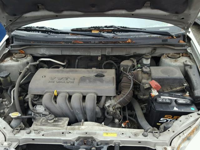 1NXBR32E03Z132161 - 2003 TOYOTA COROLLA CE SILVER photo 7