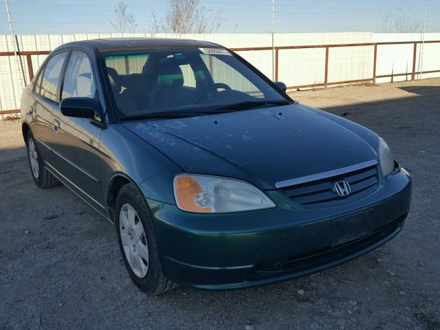 2HGES26761H615845 - 2001 HONDA CIVIC EX 绿色 照片 1