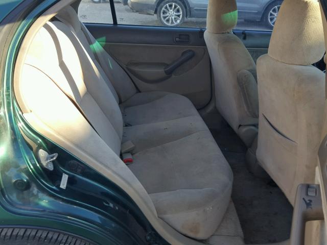 2HGES26761H615845 - 2001 HONDA CIVIC EX 绿色 照片 6
