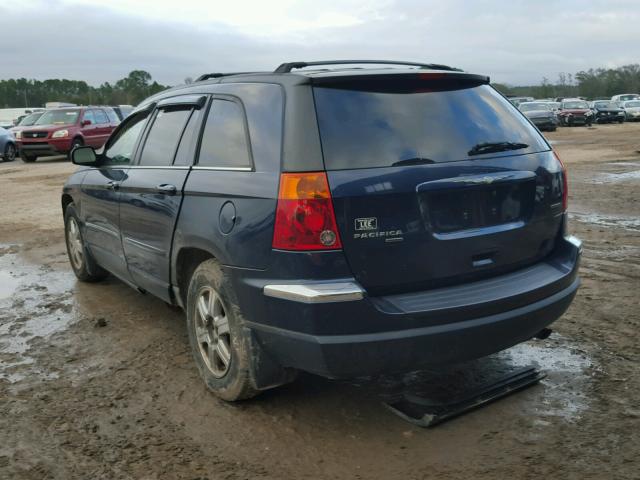 2C8GF68405R258165 - 2005 CHRYSLER PACIFICA T BLUE photo 3