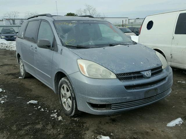 5TDZA23C54S065239 - 2004 TOYOTA SIENNA CE BLUE photo 1