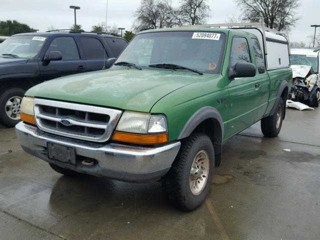 1FTZR15X6XPB84578 - 1999 FORD RANGER SUP GREEN photo 2