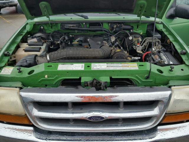 1FTZR15X6XPB84578 - 1999 FORD RANGER SUP GREEN photo 7