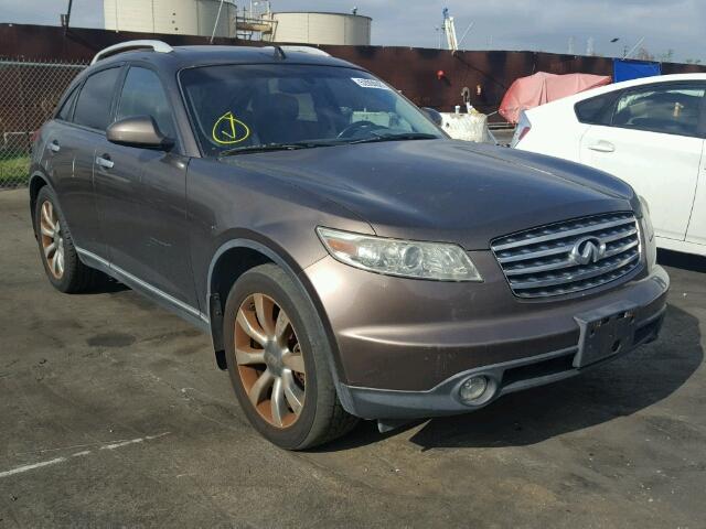 JNRAS08W14X225449 - 2004 INFINITI FX35 BROWN photo 1